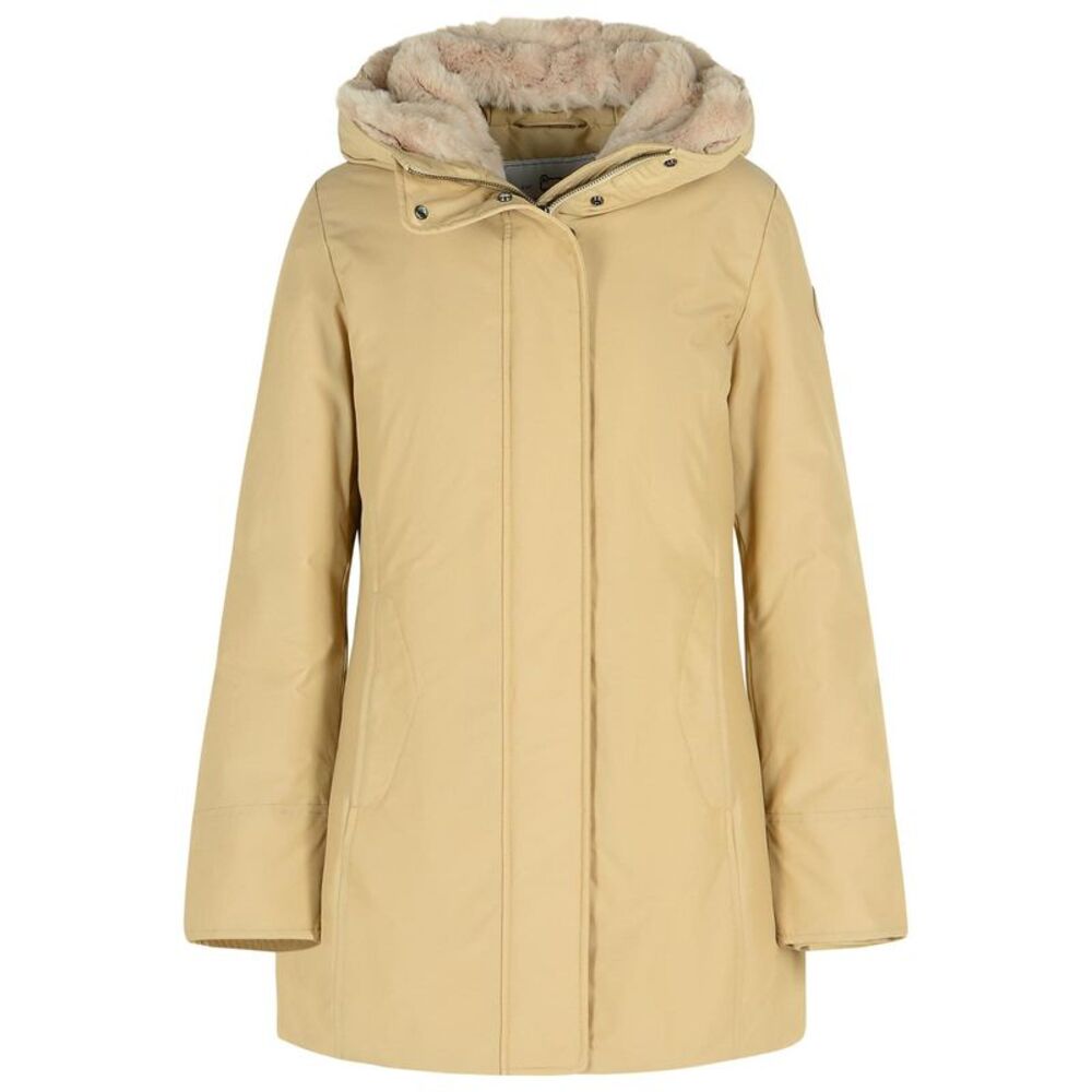 Woolrich John Rich & Bros 'Boulder' Beige Cotton Blend Parka Women